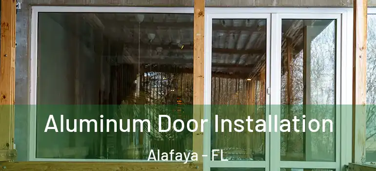  Aluminum Door Installation Alafaya - FL