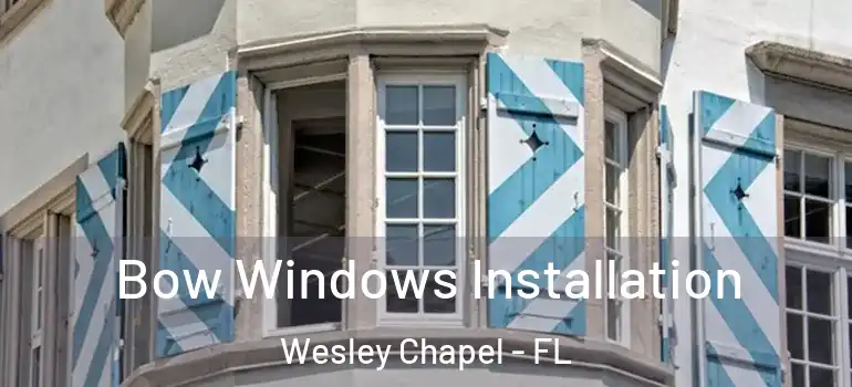  Bow Windows Installation Wesley Chapel - FL