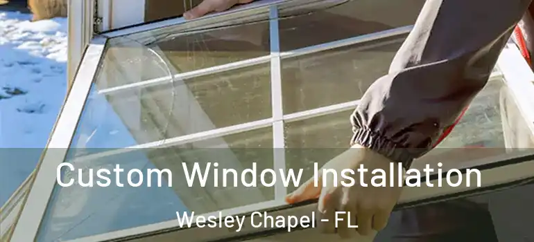  Custom Window Installation Wesley Chapel - FL