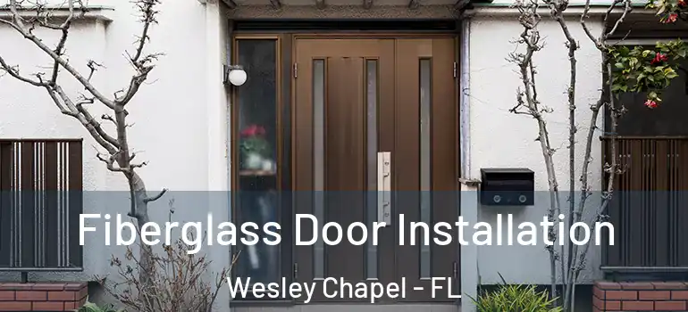  Fiberglass Door Installation Wesley Chapel - FL