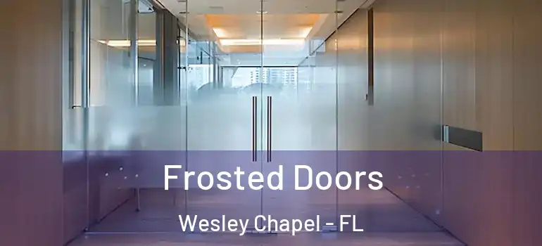  Frosted Doors Wesley Chapel - FL