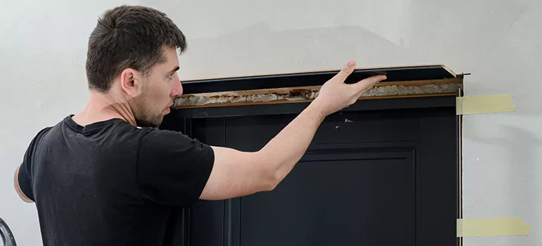 Wood Door Hole Repair in Wesley Chapel, FL