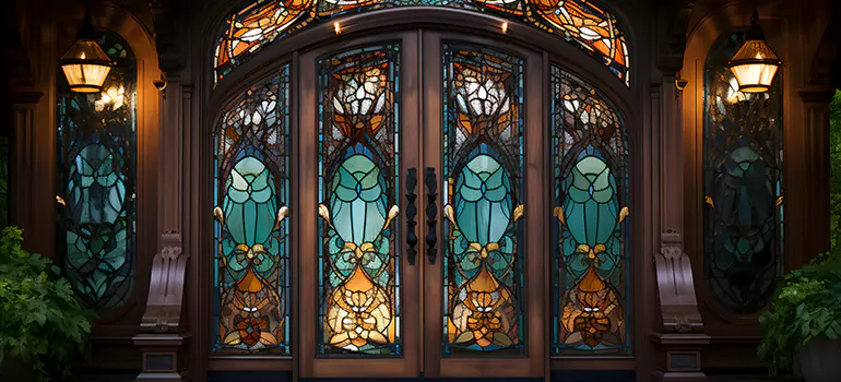 Wrought Iron Storm Door in Wesley Chapel, FL