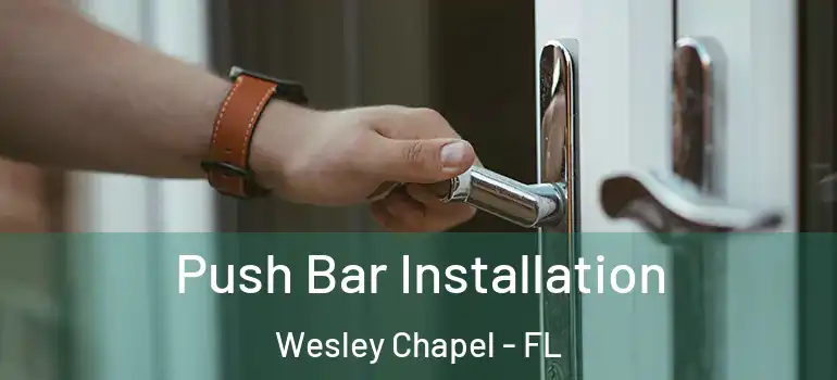  Push Bar Installation Wesley Chapel - FL