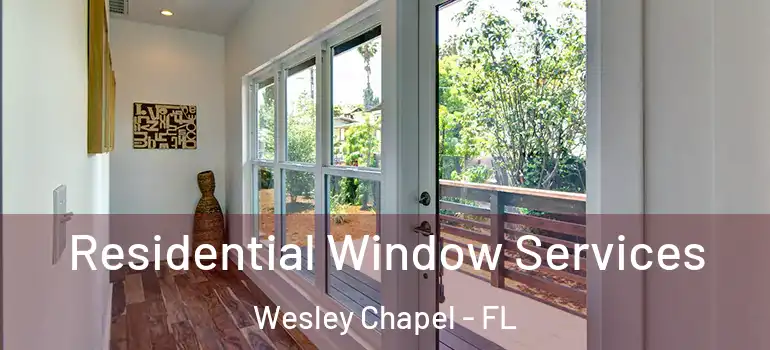  Residential Window Services Wesley Chapel - FL