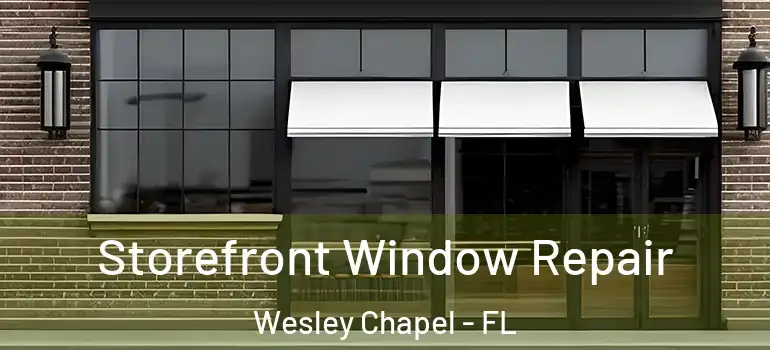  Storefront Window Repair Wesley Chapel - FL