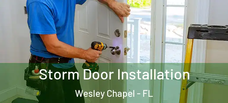  Storm Door Installation Wesley Chapel - FL