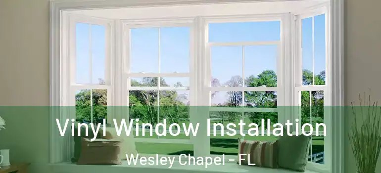 Vinyl Window Installation Wesley Chapel - FL