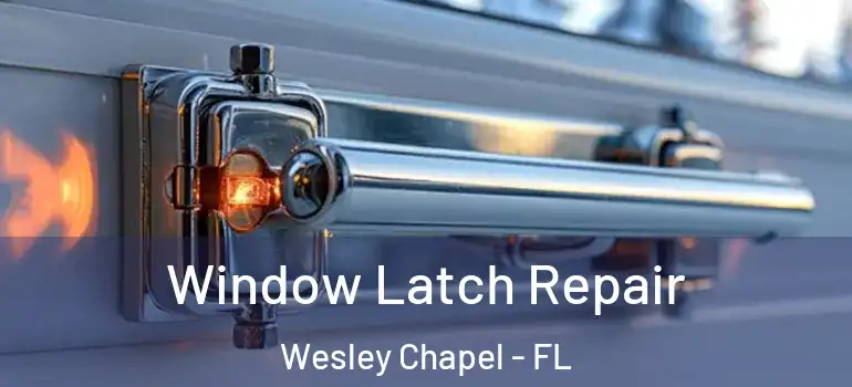  Window Latch Repair Wesley Chapel - FL